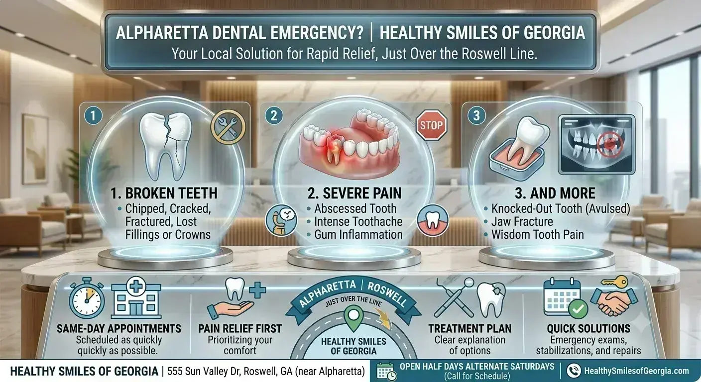 Emergency Dental Care in Alpharetta, GA: What to Do When a Tooth Emergency Strikes